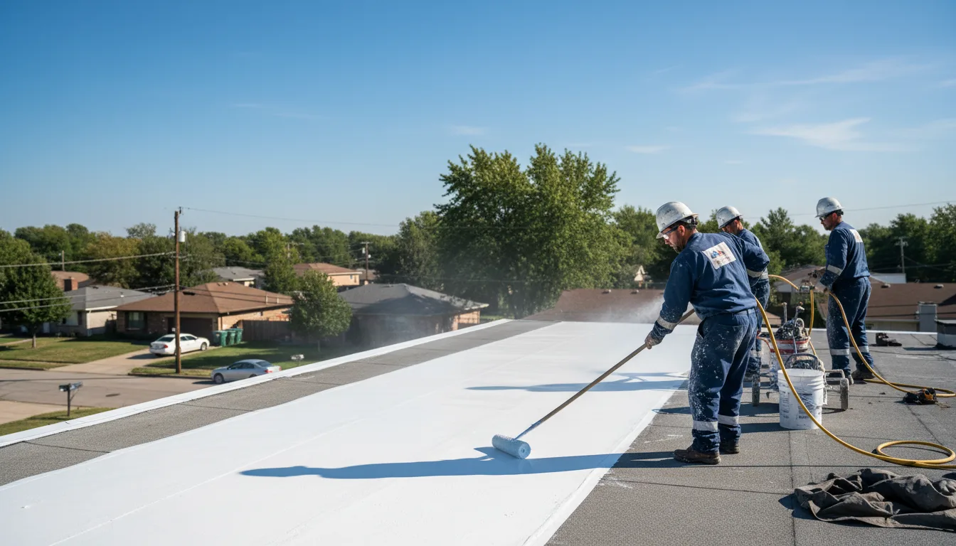 Commercial roof coating in Mcleansboro, IL near me